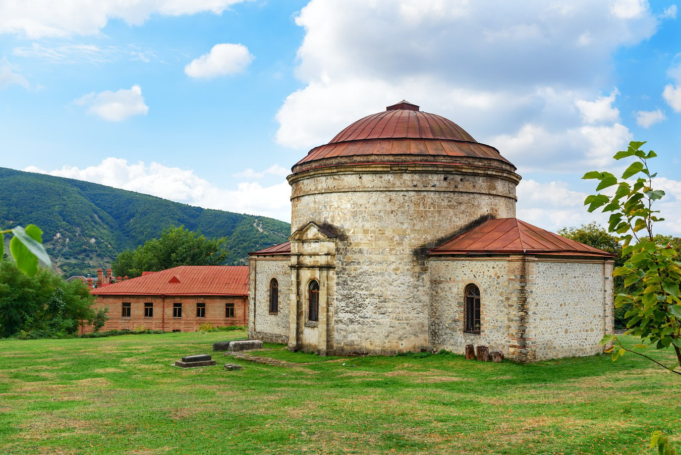 Old Khan mosque. Sheki. Azerbaijan